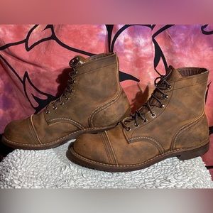 Red Wing Iron Ranger 8085 Copper Rough and Tough Leather Size 9.5